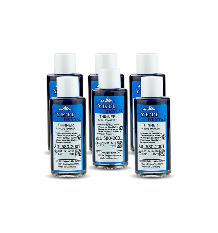 thinner for BLUE MARKER 6x20ml