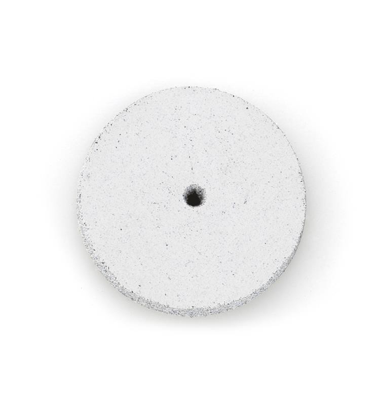 SILICONE DISC EVE 22x3 mm. WHITE COARSE (IN BOX OF 100 UNITS)