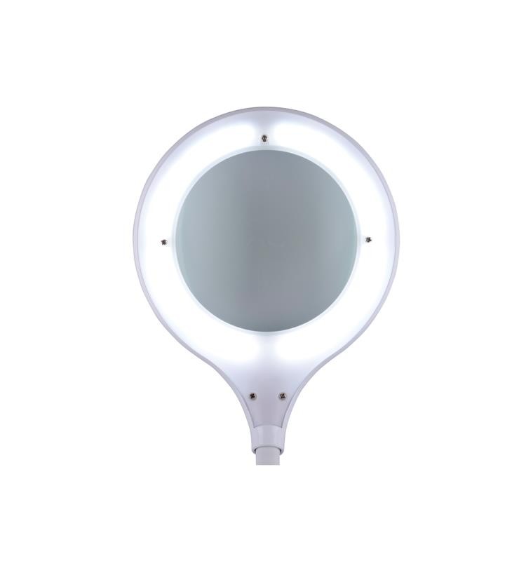LAMP WITH MAGNIFIER 5 DIOPTERS DESK 60 LEDS 14W (FLEXIBLE ARM)
