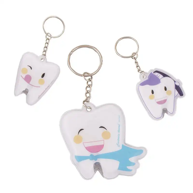 Glow Key Chain Baddy - Shiny Tooth Key Chain Bader