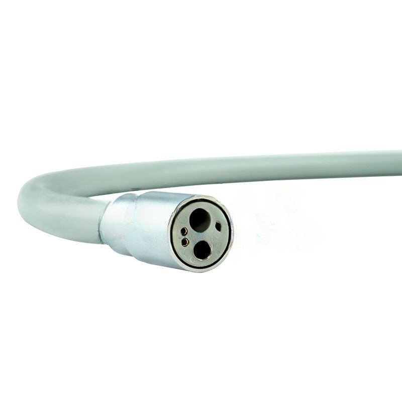 Midwest 4 turbine hose, Special for Vitali OMS equipment with light, 6 holes, open end, 160cm, dark grey