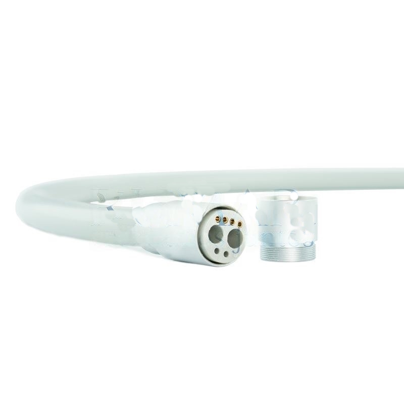 Hose for micromotor Bien Air MC3 / LK / LED with and without light; NSK M40, open end, with spray regulation, 160cm, dark grey