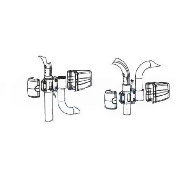 Column stop adapter 45-50mm diameter for FARO arms