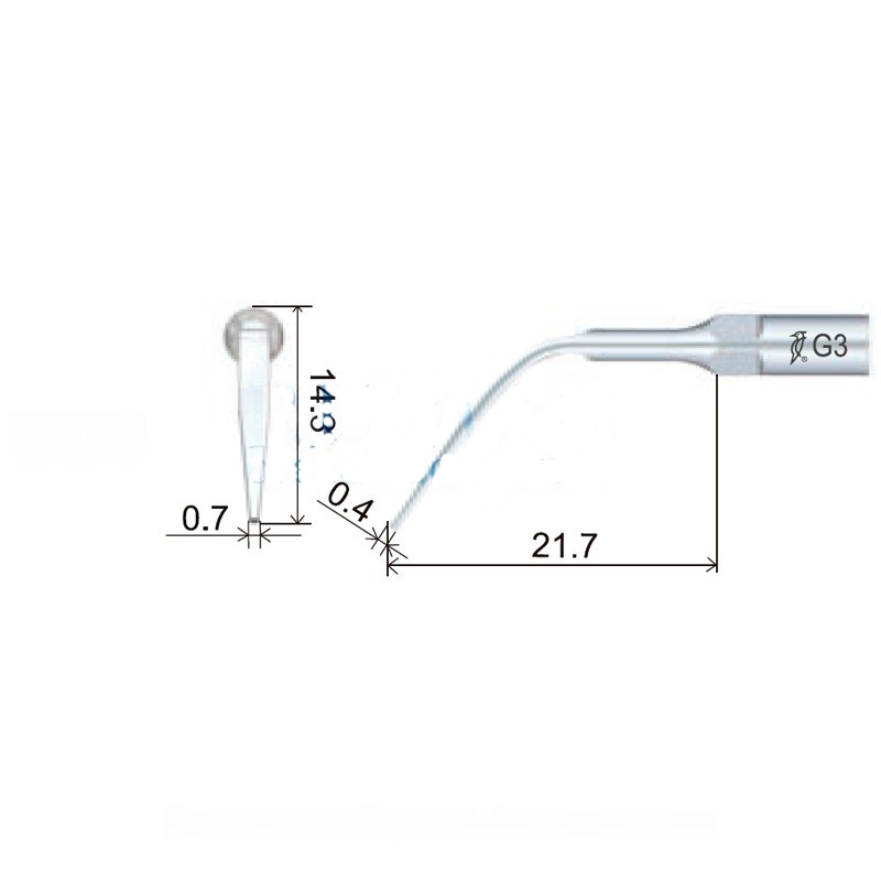 Ultrasonic Tip Woodpecker GD3 Compatible With Satelec | Prophylaxis