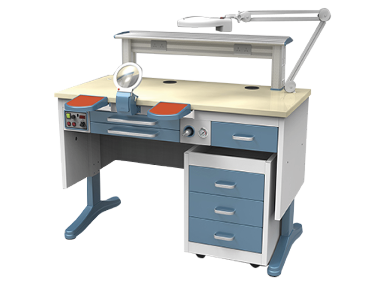 Single-post laboratory bench JT-53(B) 1.2 m – with suction