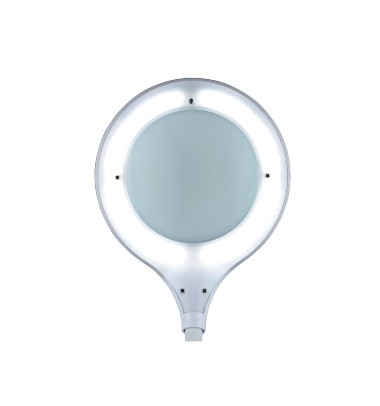 LAMP WITH MAGNIFIER 5 DIOPTERS DESK 60 LEDS 14W (FLEXIBLE ARM)
