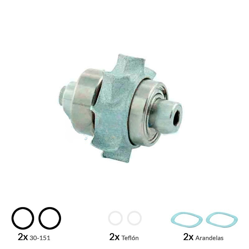RM rotor compatible with Sirona T2 Boost (S/N> 802.001) T3 Boost Mini (S/N> 802.001) turbine