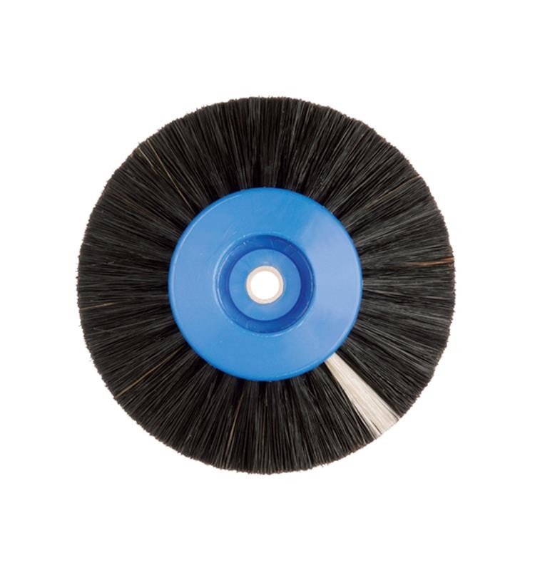HATHO BRUSH 80 mm. 4 ROWS CONV. BLACK BRISTLE MOD.1480 PLASTIC CORE