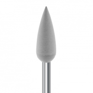 Diamond polishers for finishing composites in pear gray fine grain for contra-angles