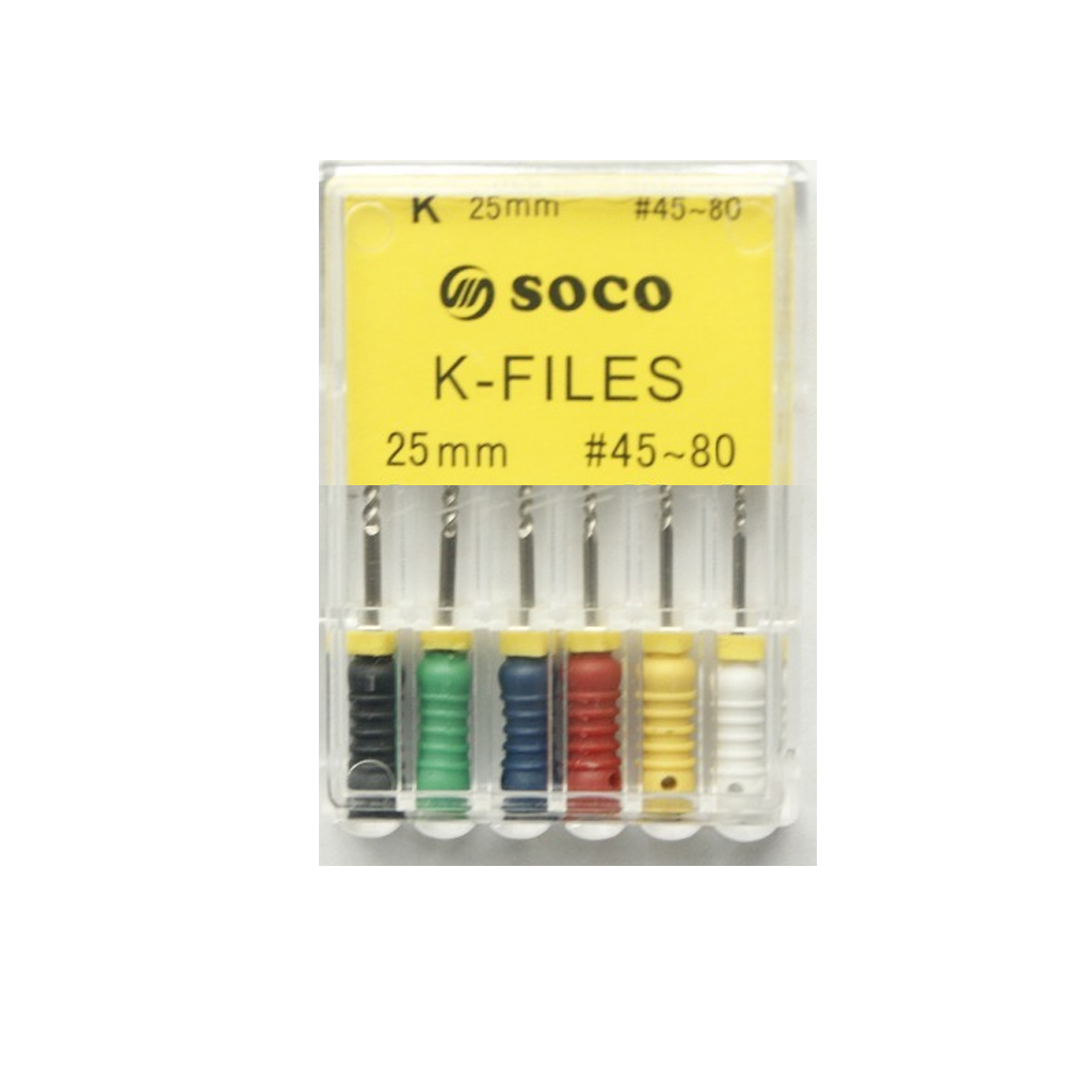 NiTi manual K Files – 25 mm – 15#